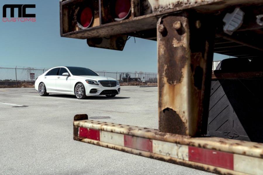  Mercedes-Benz S550 4Matic White by MC Customs 2018 года  (фото 1 из 8)